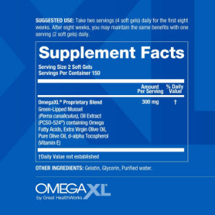 OmegaXL – Advanced Joint & Muscle Support | 300 Soft Gels