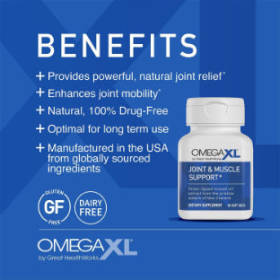 OmegaXL – Advanced Joint & Muscle Support | 300 Soft Gels