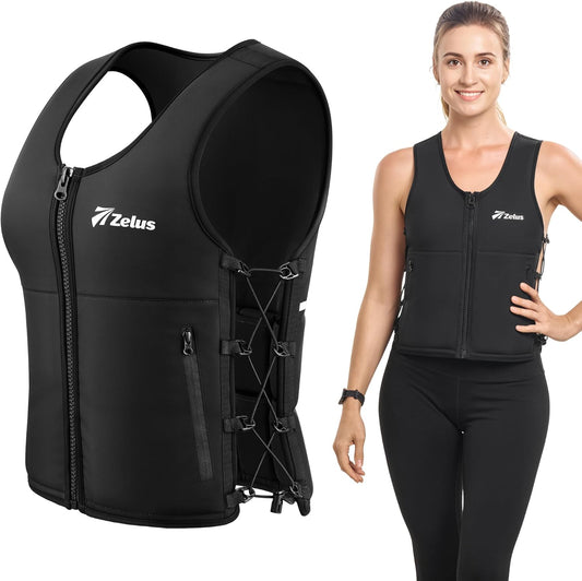 ZELUS Weighted Vest, 10&15lb. Z-Fit Weight Vest for Women Men
